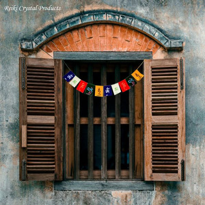 Tibetan Buddhist Prayer Cotton Flags for Car and Home