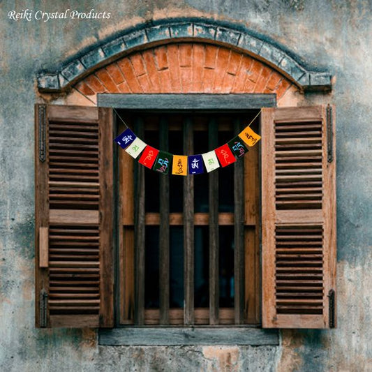 Tibetan Buddhist Prayer Cotton Flags for Car and Home