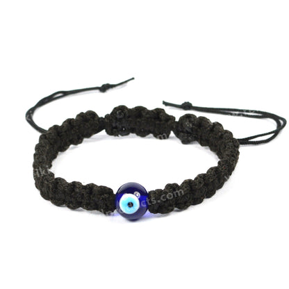 Evil Eye Single Bead Thread Bracelet