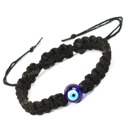 Evil Eye Single Bead Thread Bracelet