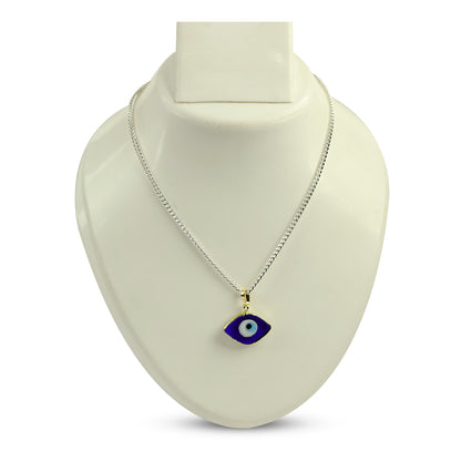 Blue Turkish Evil Eye Shape Pendant 20mm