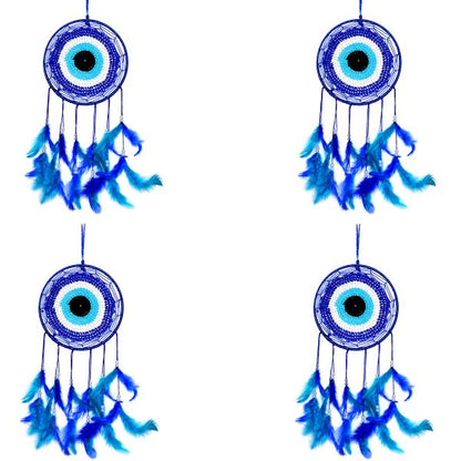 Evil Eye Dream Catcher Wall Hanging for Positive Energy and Protections