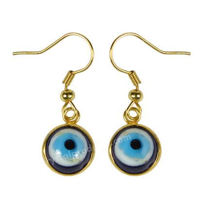 Evil Eye Earring Golden Color For Protection