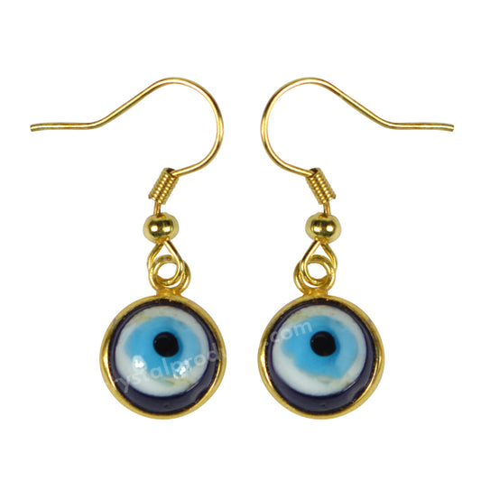 Evil Eye Earring Golden Color For Protection