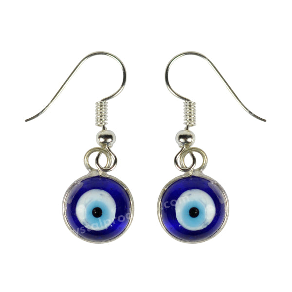 Evil Eye Earring Silver Color For Protection