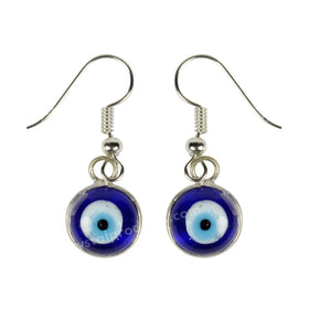 Evil Eye Earring Silver Color For Protection