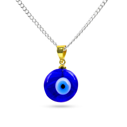 Blue Turkish Evil Eye Pendant 10 mm