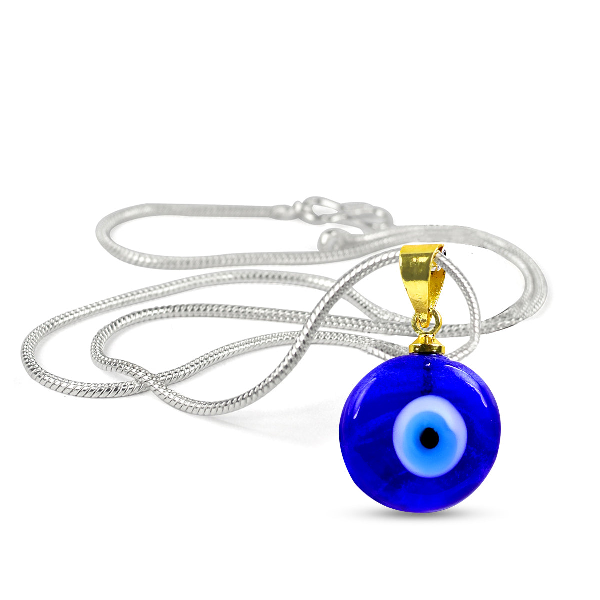 Blue Turkish Evil Eye Pendant 10 mm