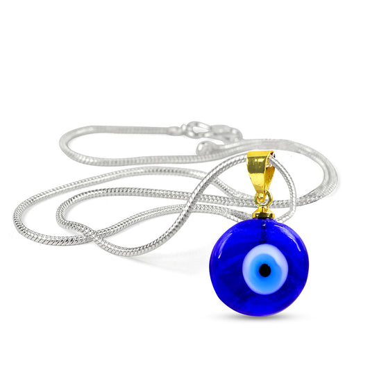Blue Turkish Evil Eye Pendant 10 mm