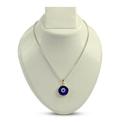 Blue Turkish Evil Eye Round Shape Pendant 20 mm