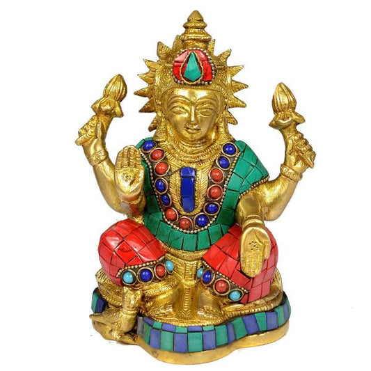 Brass laxmi Statue for Diwali, Home Decor-1400-1450 Gram
