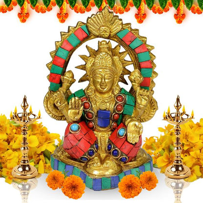 Brass laxmi Statue for Diwali, Home Decor-700-750 Gram