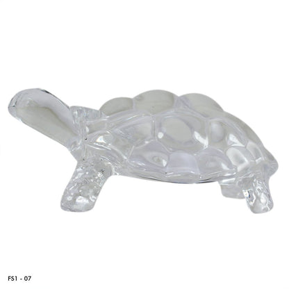 Glass Crystal Turtle / Tortoise for Feng Shui and vastu
