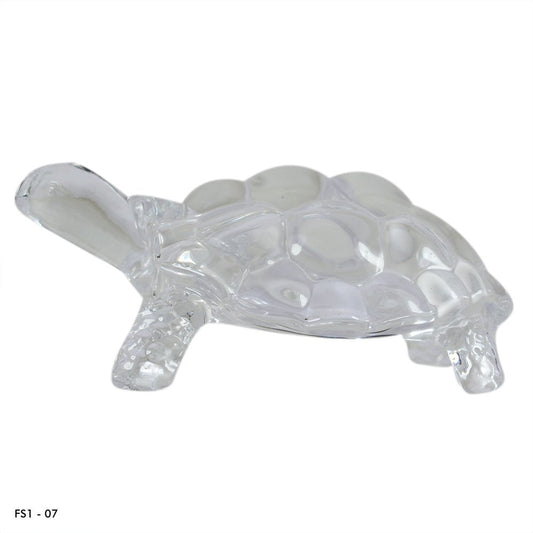 Glass Crystal Turtle / Tortoise for Feng Shui and vastu
