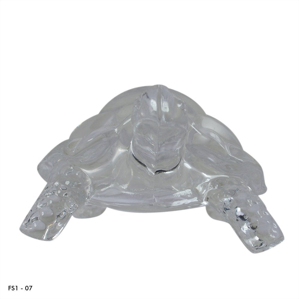 Glass Crystal Turtle / Tortoise for Feng Shui and vastu