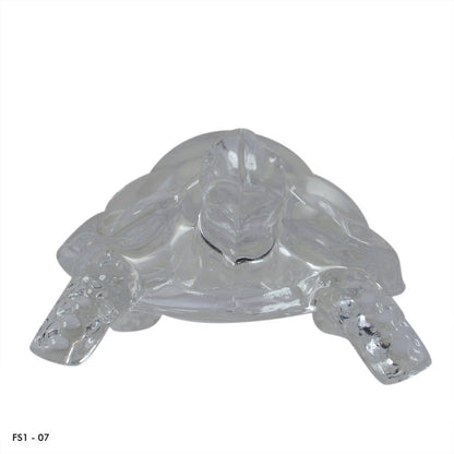 Glass Crystal Turtle / Tortoise for Feng Shui and vastu
