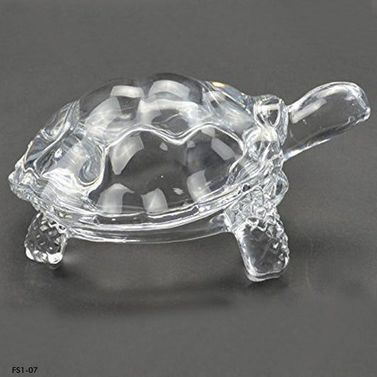 Glass Crystal Turtle / Tortoise for Feng Shui and vastu