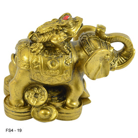 Vastu / Feng Shui Elephant With Frog
