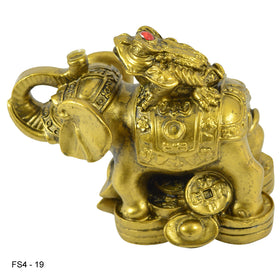 Vastu / Feng Shui Elephant With Frog