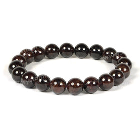 Natural Garnet Bracelet 10 mm – Healing Stone for Confidence, Protection Energy & Emotional Stability