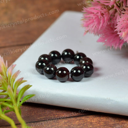 AAA Natural Crystal Stone Beads Ring 6mm