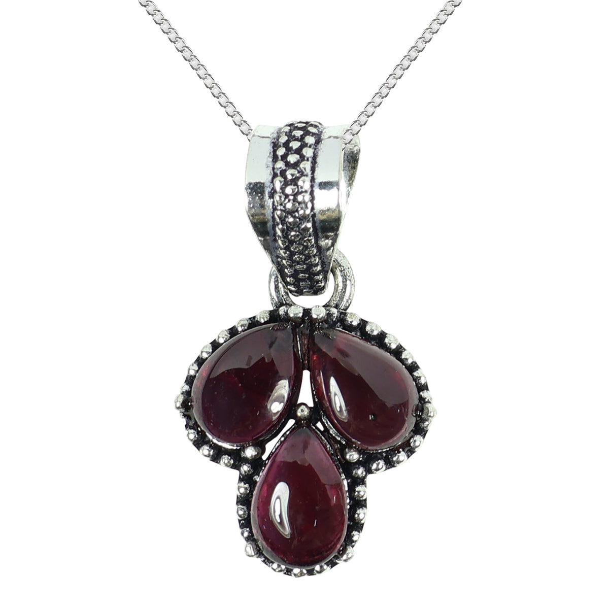Natural Crystal Gemstone Pendant Locket with Chain for Women Girls
