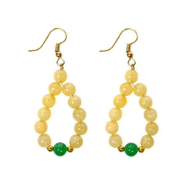 Natural Crystal Stone Bead Earring for Girls & Women