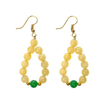 Natural Crystal Stone Bead Earring for Girls & Women