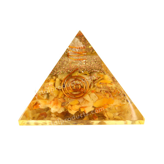 Natural Orgone / Orgonite Pyramid 70 mm