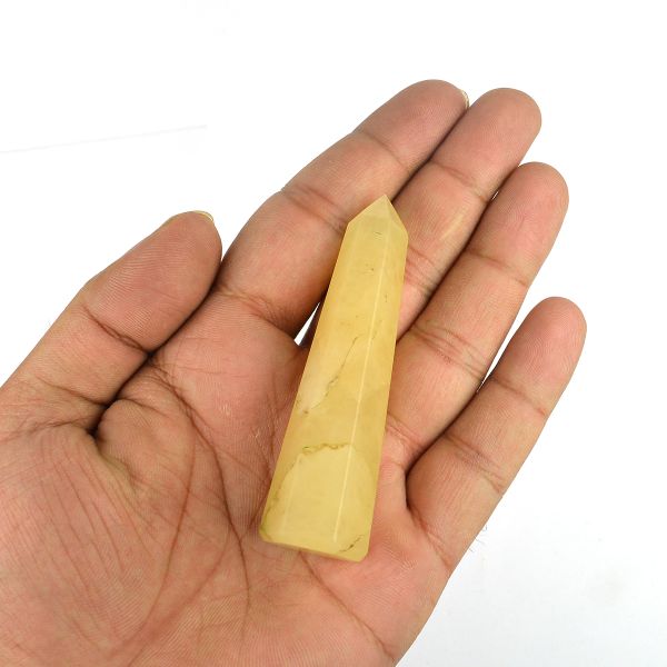 Golden Quartz Crystal Pencil / Obelisks