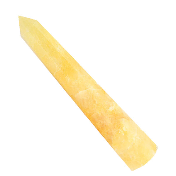 Natural Golden Quartz Crystal Pencil Obelisk 100-110 mm Reiki Charged