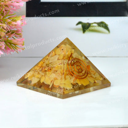 Natural Orgone / Orgonite Pyramid 50 mm