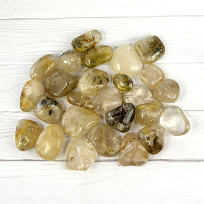 Golden Rutile Quartz Tumble Stone