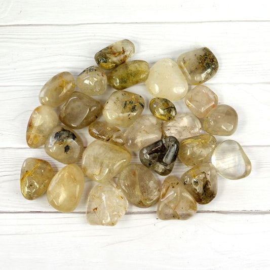 Golden Rutile Quartz Tumble Stone