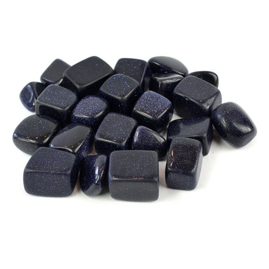 Goldstone Blue Tumble Stone