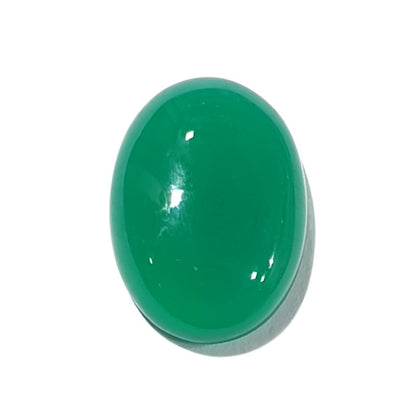 Natural Green Onyx Gemstone 5.25 to 13.25 Ratti Green Onyx Oval Shape Loose Gemstone for Ring, Pendant Cabochons Unisex (Color : Green)