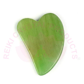 natural jade gua sha for face massage