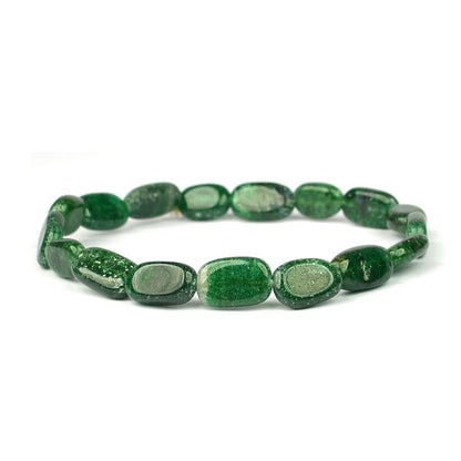 Natural Crystal Stone Oval Beads Bracelet