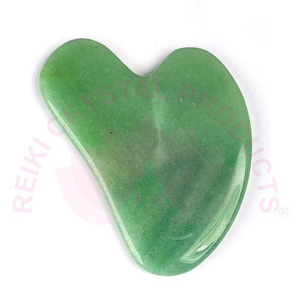 Natural Green Aventurine Gua Sha Spa Stone Scraping Massage Tool