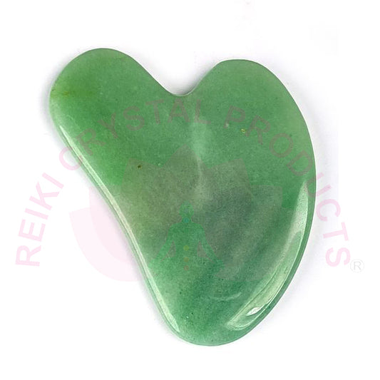 Natural Green Aventurine Gua Sha Spa Stone Scraping Massage Tool