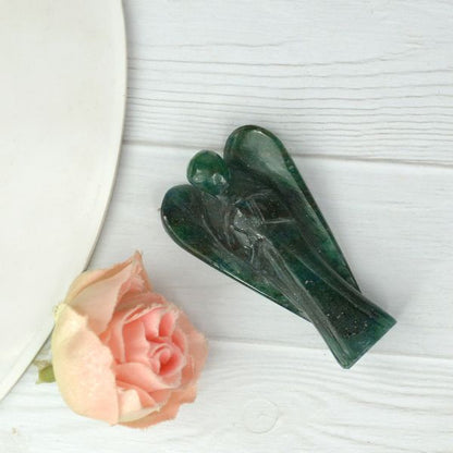 Natural Crystal Angel Size 5 cm (2 inch)