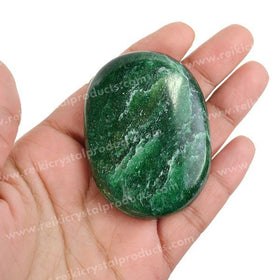 Natural Green Aventurine Palm Stone 5 cm Healing Crystal