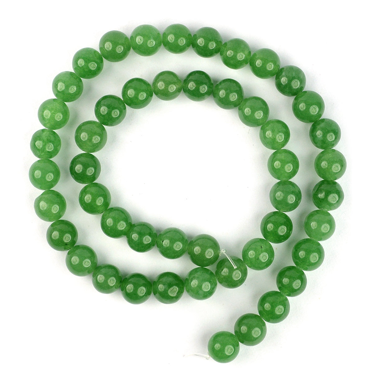 Natural Crystal Stone 8 mm Round Loose Beads 45-50 pcs for Making Bracelet Mala Necklaces