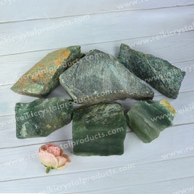 Green Aventurine Raw Rough Stones