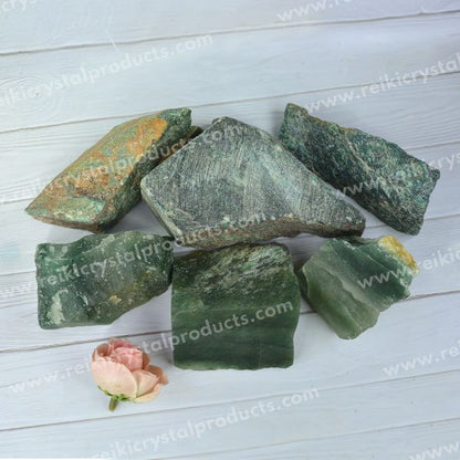 Green Aventurine Raw Rough Stones