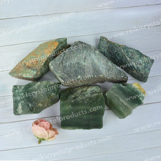 Green Aventurine Raw Rough Stones
