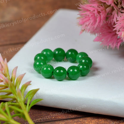 AAA Natural Crystal Stone Beads Ring 6mm