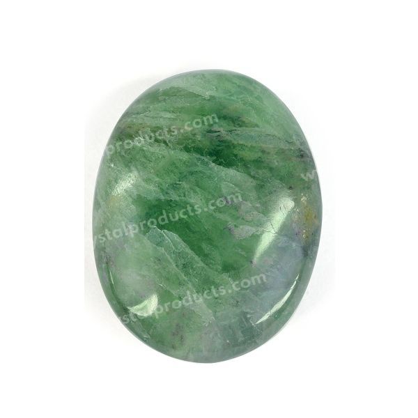 Green Fluorite Crystal Palm Stone Energy Healing Stone