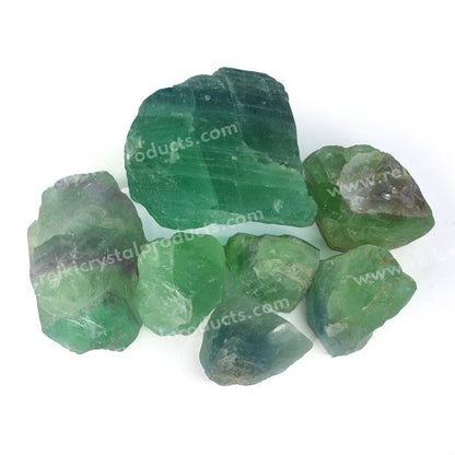 Green Flourite Raw Rough Stones
