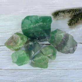 Green Flourite Raw Rough Stones